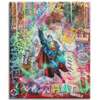 Superman Hermes - Original Painting on canvas