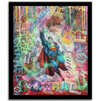 Superman Hermes - Original Painting on canvas - Image 3