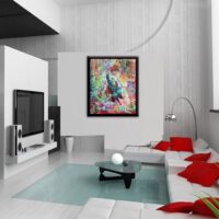 Superman Hermes - Original Painting on canvas - Image 2