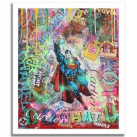 Superman Hermes - Original Painting on canvas - Image 4