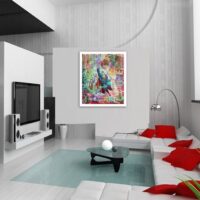 Superman Hermes - Original Painting on canvas - Image 5