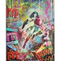 Wonder Woman Believe - Original Painting on canvas