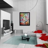 Wonder Woman Believe - Original Painting on canvas - Image 4