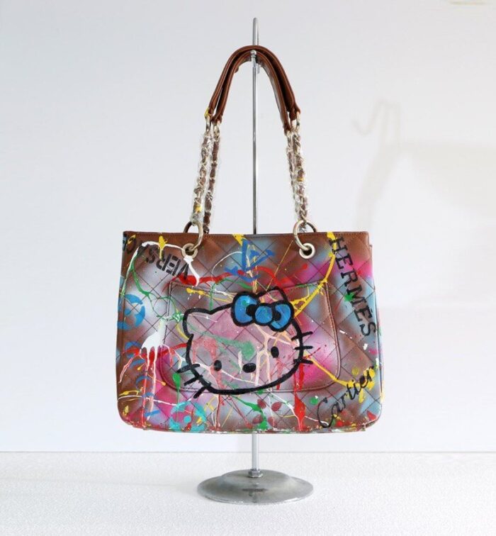Hand Painted Handbag 2 - Image 2