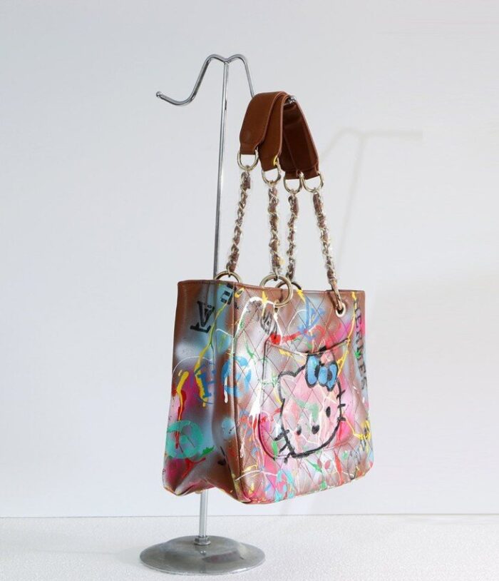 Hand Painted Handbag 2 - Image 4