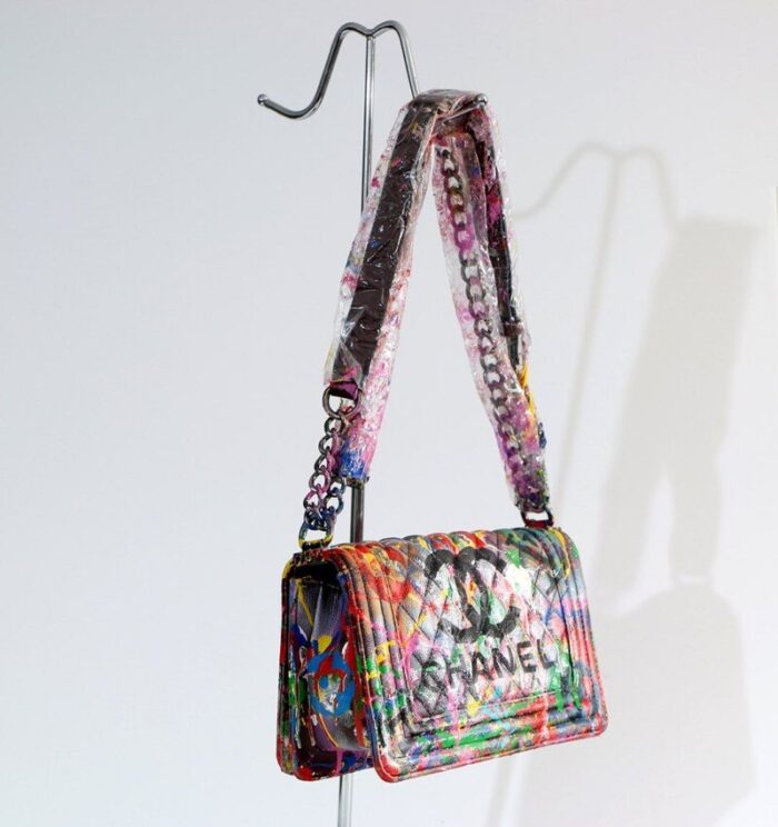 Hand Painted Handbag 3 - Image 3