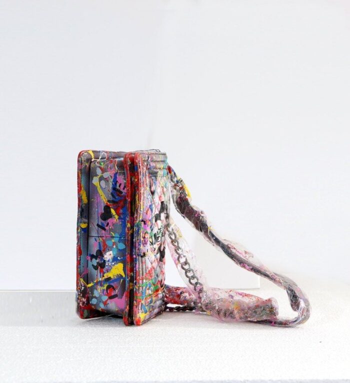 Hand Painted Handbag 3 - Image 4