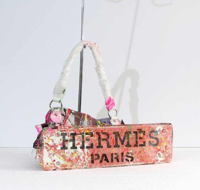 Hand Painted Handbag 4 - Image 6