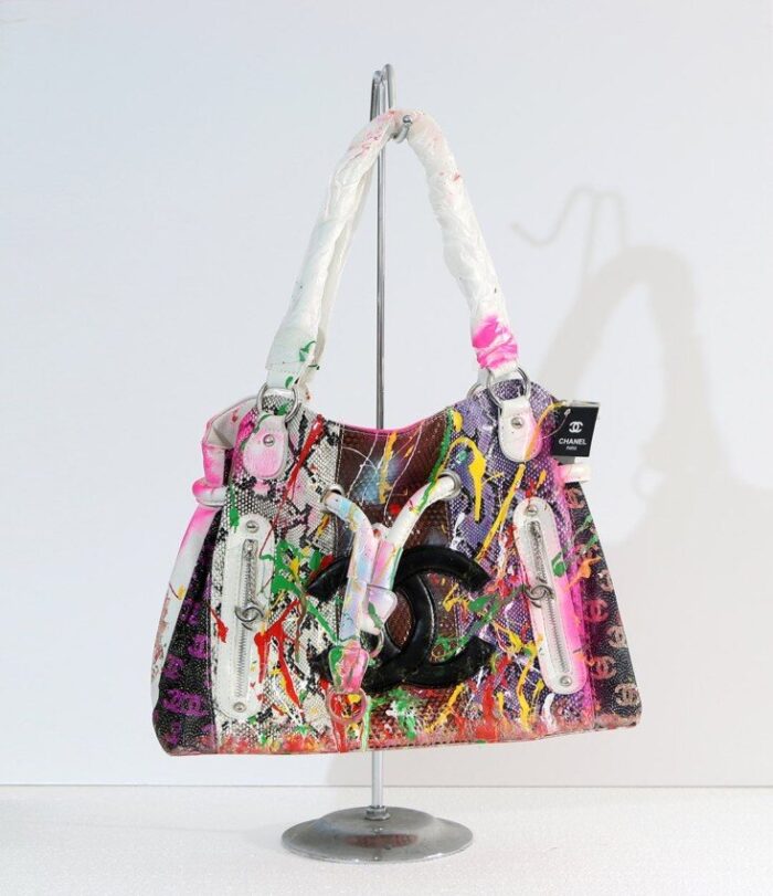 Hand Painted Handbag 4 - Image 3