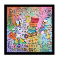 Donald & Daisy Dream - Original Painting on canvas - Image 5