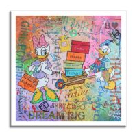 Donald & Daisy Dream - Original Painting on canvas - Image 3