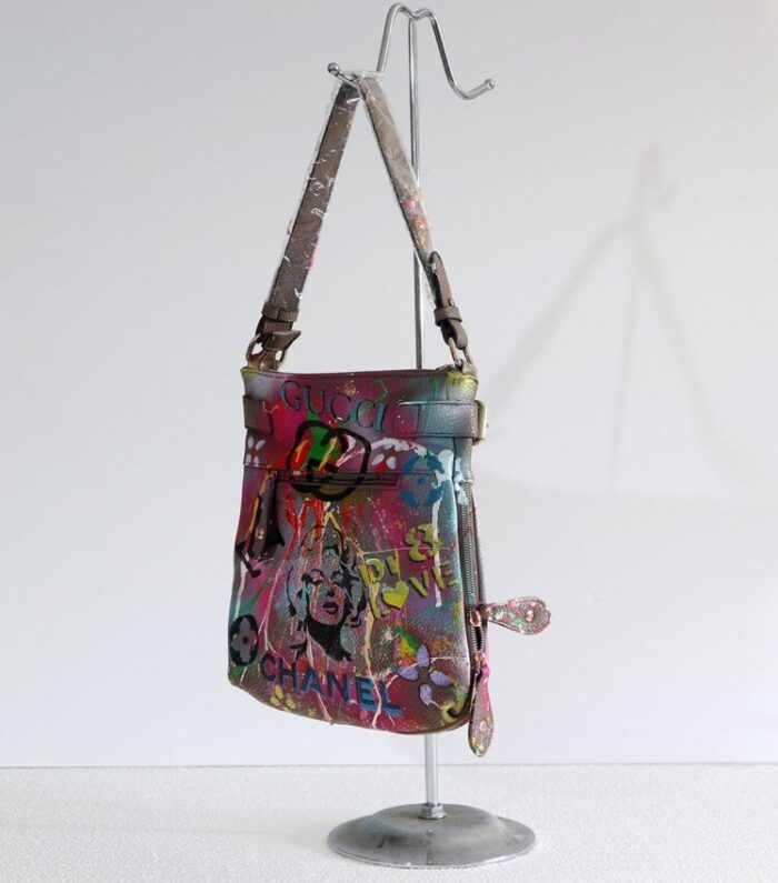 Hand Painted Handbag 5 - Image 3