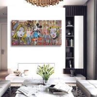 Kate Mickey Marilyn - Original Painting on canvas - Image 2