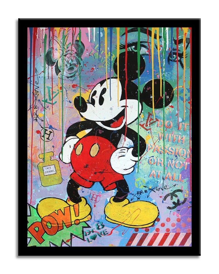 Do it Mickey - Original Painting on canvas - Image 5