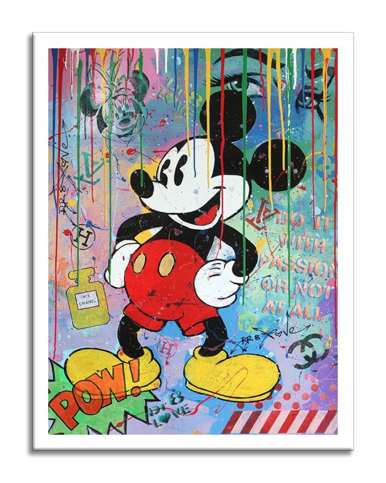 Do it Mickey - Original Painting on canvas - Image 3