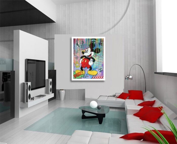 Do it Mickey - Original Painting on canvas - Image 2