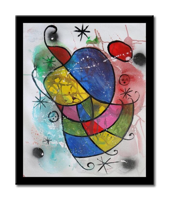Lily - Original Abstract Painting on canvas - Image 3