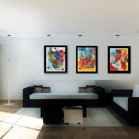 Lily - Original Abstract Painting on canvas - Image 2