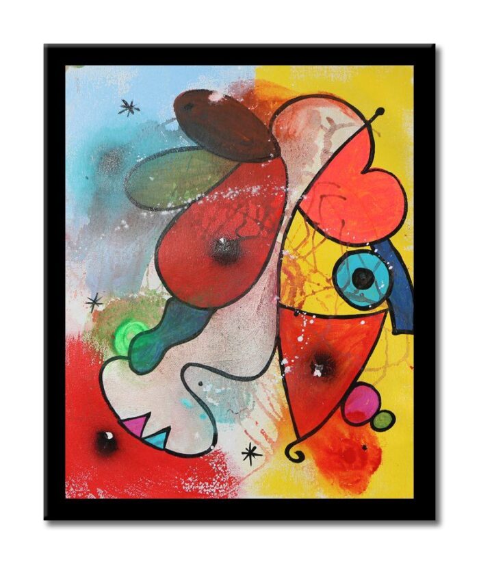 Past - Original Abstract Painting on canvas - Image 3