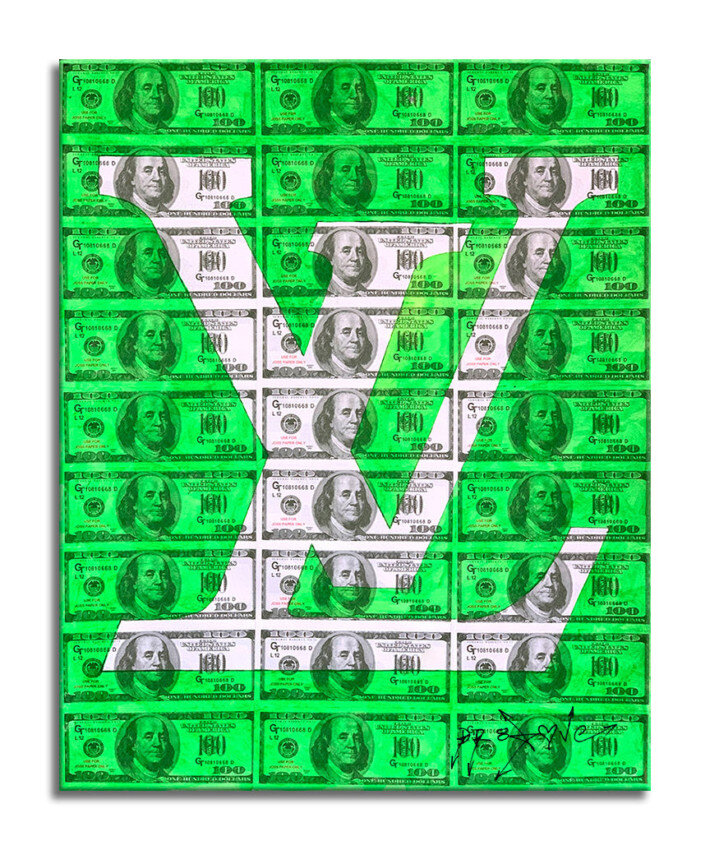 green louis vuitton background