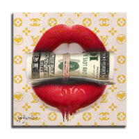 Suit Kiss - Original Painting on canvas