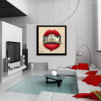Suit Kiss - Original Painting on canvas - Image 4