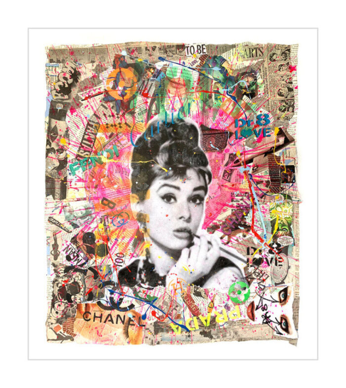 Audrey fantasy - Original Painting on Paper