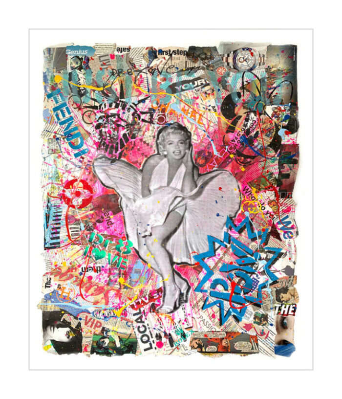Marilyn Fendi - Original Painting on Paper