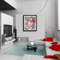 Marilyn Fendi - Original Painting on Paper - Image 2