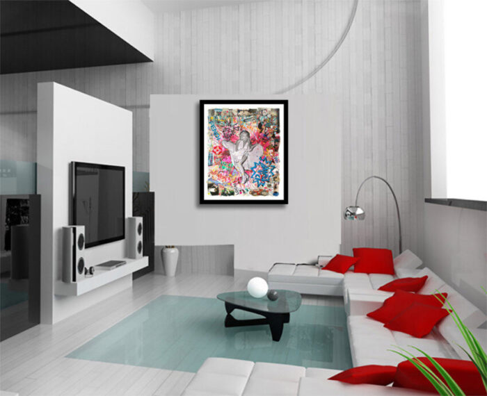Marilyn Fendi - Original Painting on Paper - Image 2
