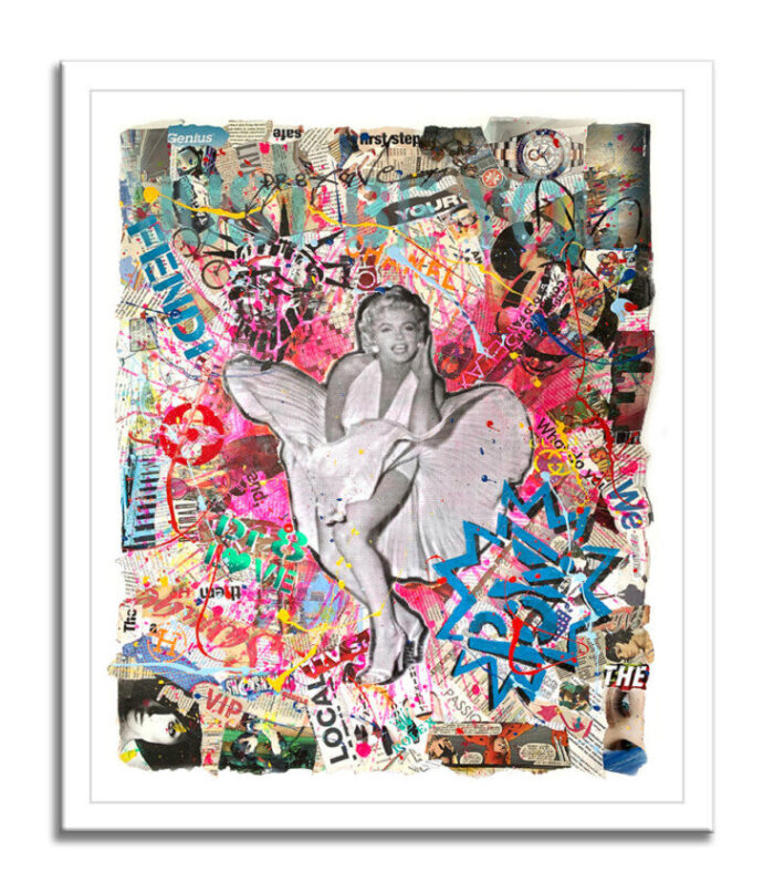 Marilyn Fendi - Original Painting on Paper - Image 5