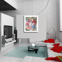 Marilyn Fendi - Original Painting on Paper - Image 4