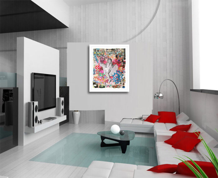 Marilyn Fendi - Original Painting on Paper - Image 4