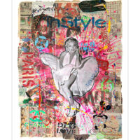 Marilyn in Style - Original Painting on Paper