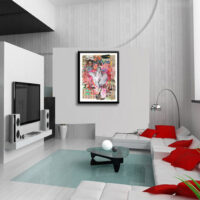 Marilyn in Style - Original Painting on Paper - Image 2