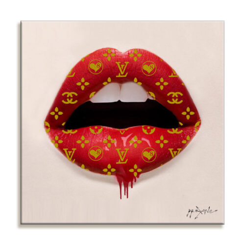 louis vuitton lips wallpaper