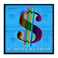 In Money we Trust-Blue- Print Limited Edition - Image 3