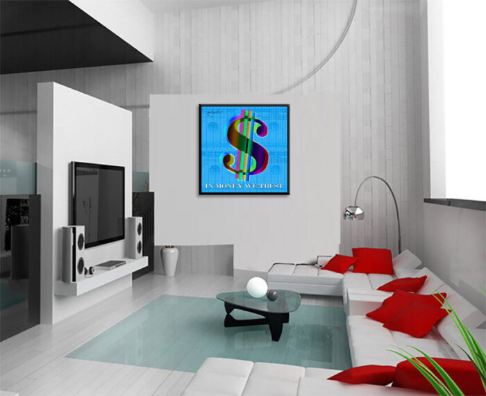 In Money we Trust-Blue- Print Limited Edition - Image 2