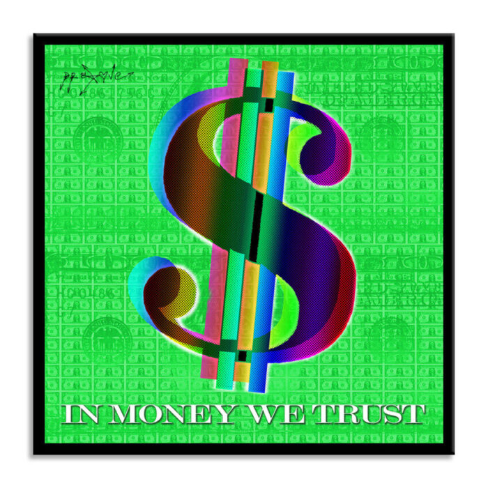 In Money we Trust-Green - Print Limited Edition - Image 3