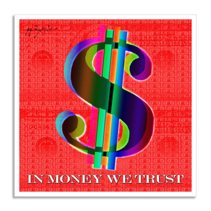 In Money we Trust-Red - Print Limited Edition - Image 5