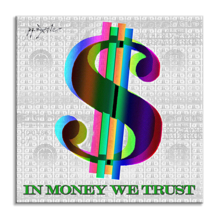 In Money we Trust-White - Print Limited Edition