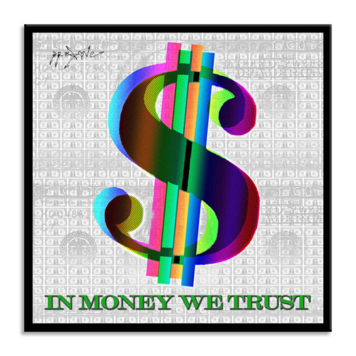 In Money we Trust-White - Print Limited Edition - Image 5
