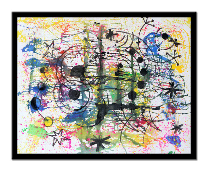 Andromeda - Original Abstract Painting on canvas - Image 3