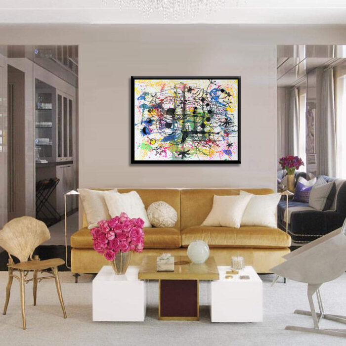 Andromeda - Original Abstract Painting on canvas - Image 2