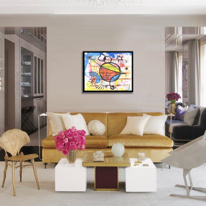 Antar - Original Abstract Painting on canvas - Image 2
