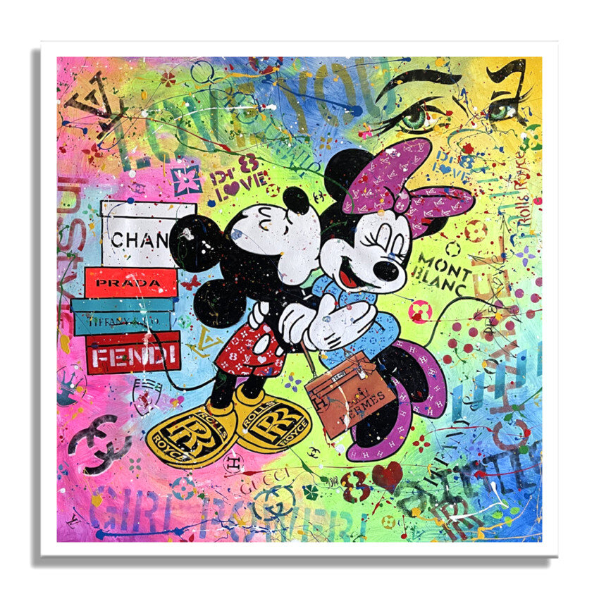 Dr8love Street Pop Art, Original Paintings Limited Editions Paper