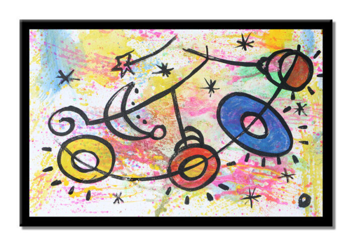 Pleiades - Original Abstract Painting on canvas - Image 3