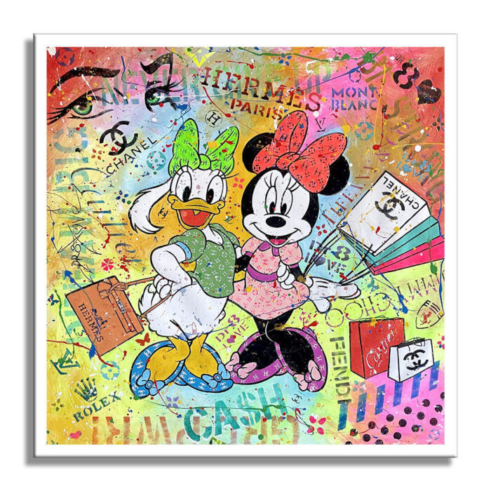Shopping therapy - Original Painting on canvas - Image 3