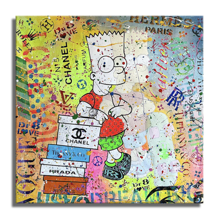 Simpsons mind - Original Painting on canvas