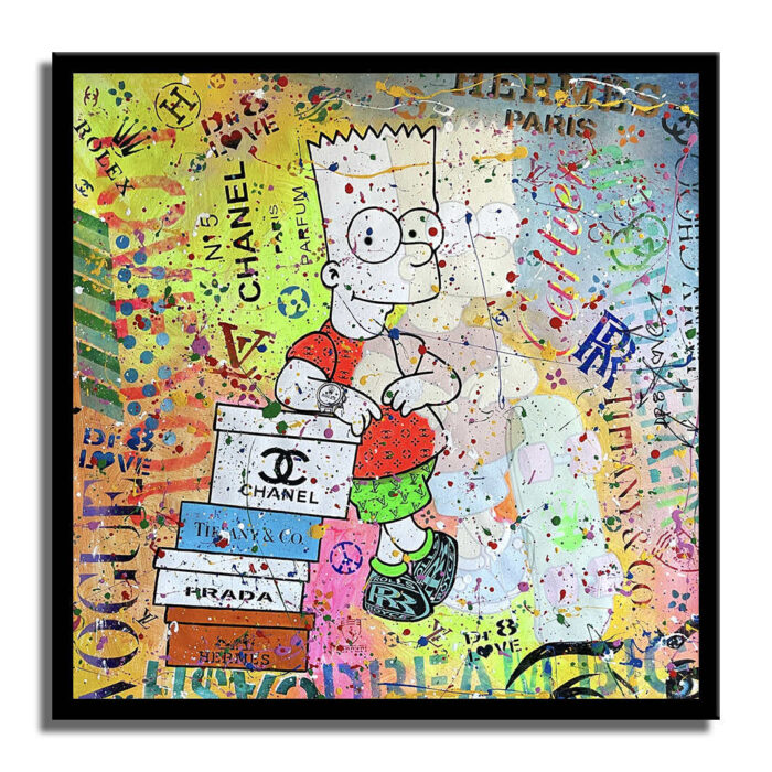 Simpsons mind - Original Painting on canvas - Image 5